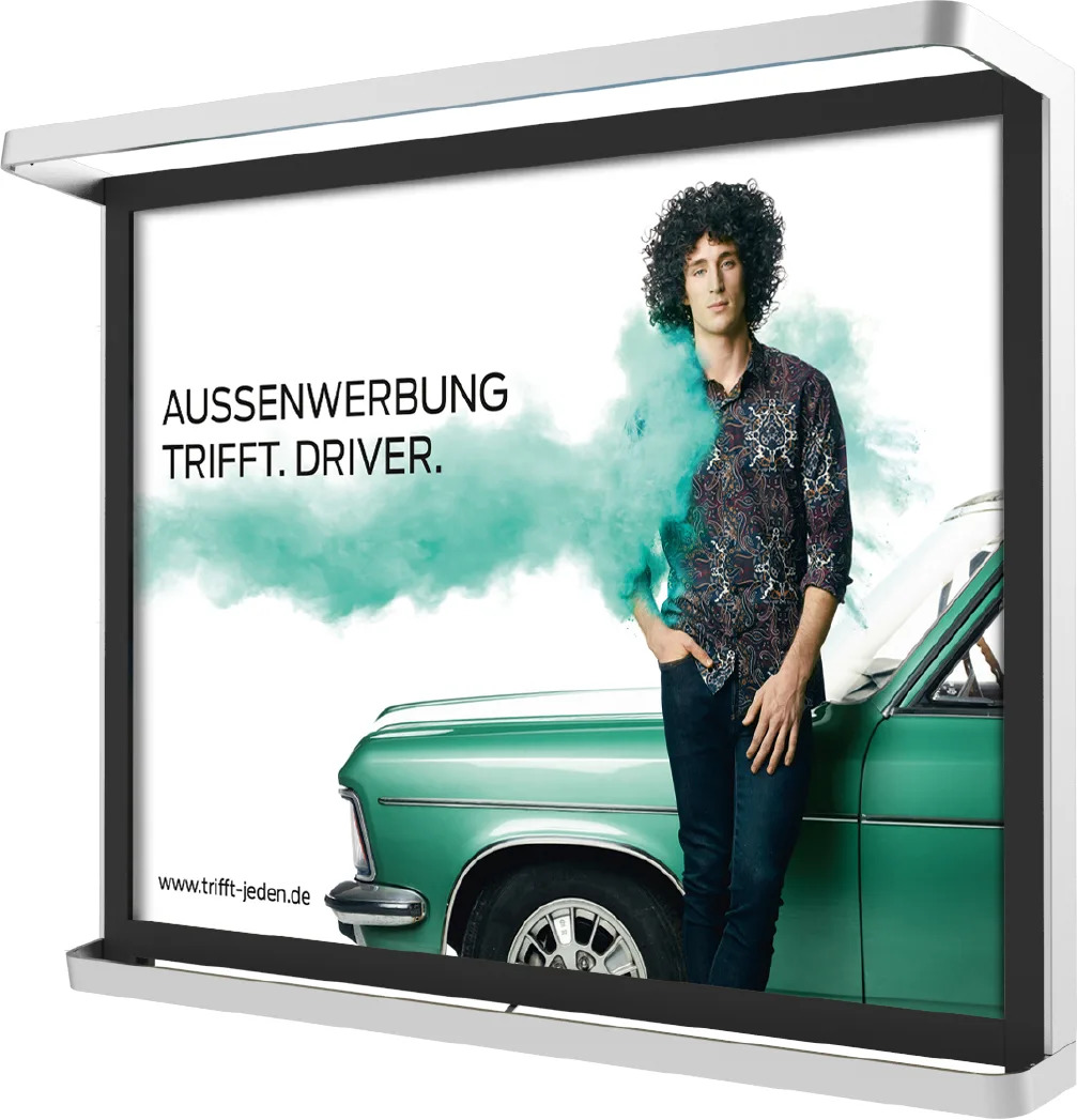 Werbetrager Aussenwerbung Kauf Genehmigung Montage