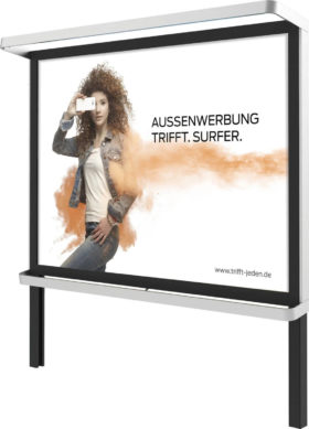 Werbeträger für Außenwerbung